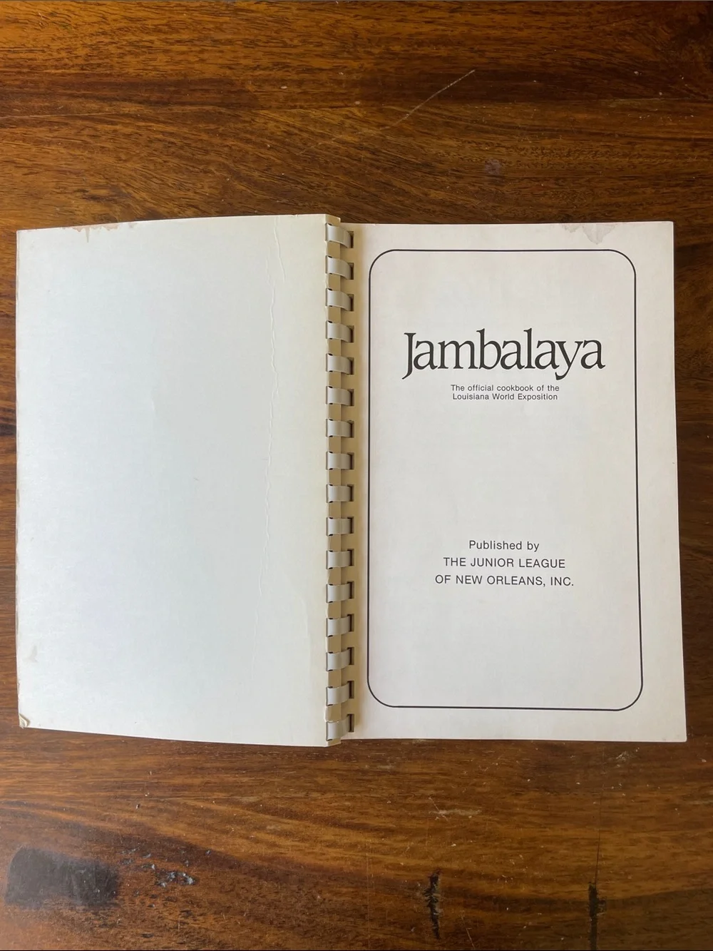 Books Vintage jambalaya cookbook